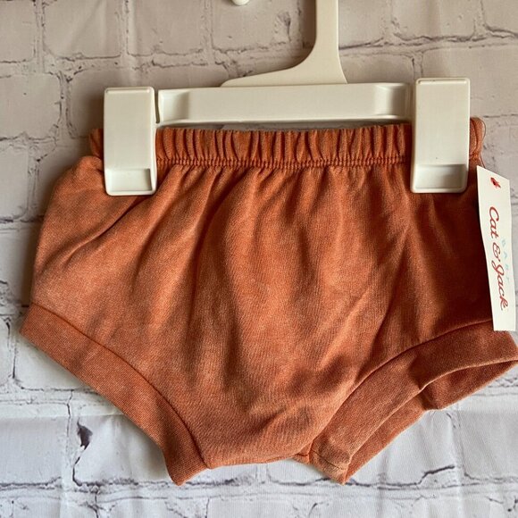 3/$15 Cat & Jack Denim Bottoms Shorts/Diaper Cover - Picture 3 of 5